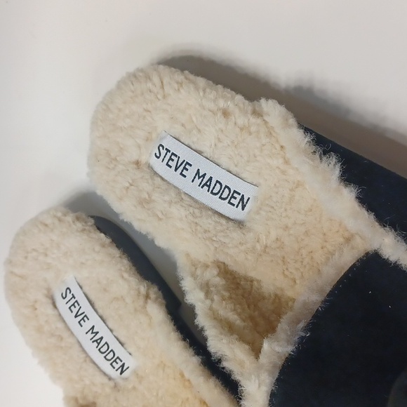 Steve Madden Chart black women's Mules $100 NEW - Picture 3 of 6